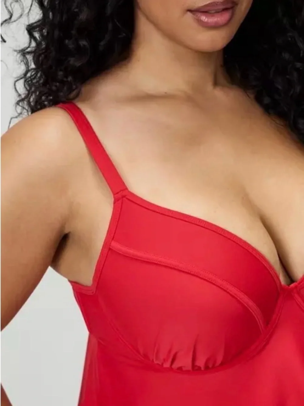 NWT Torrid Wired Fit and Flare Tankini Top - 3D/DD